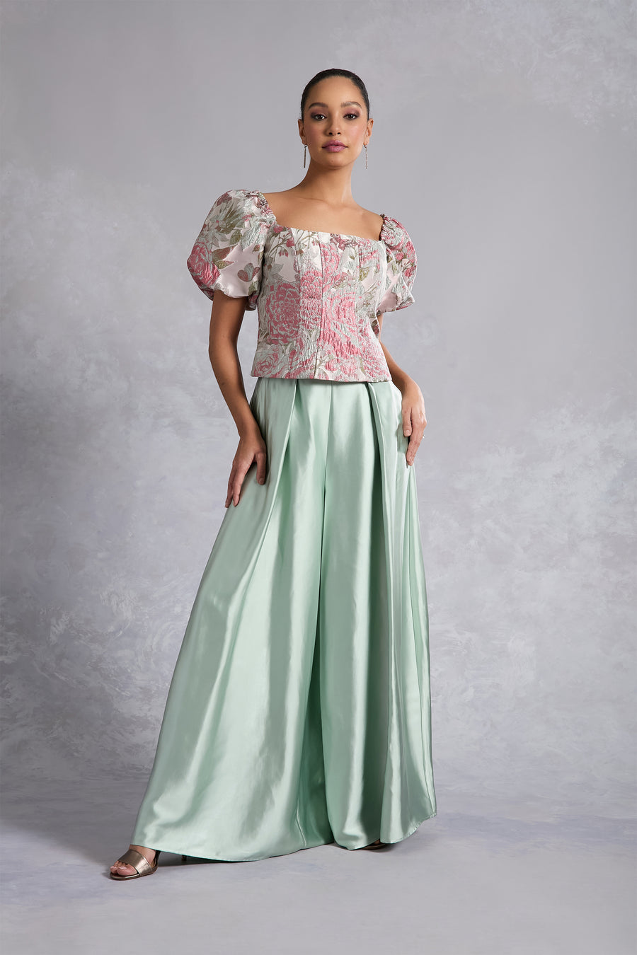 Robinson Bubble Sleeve Bustier Top