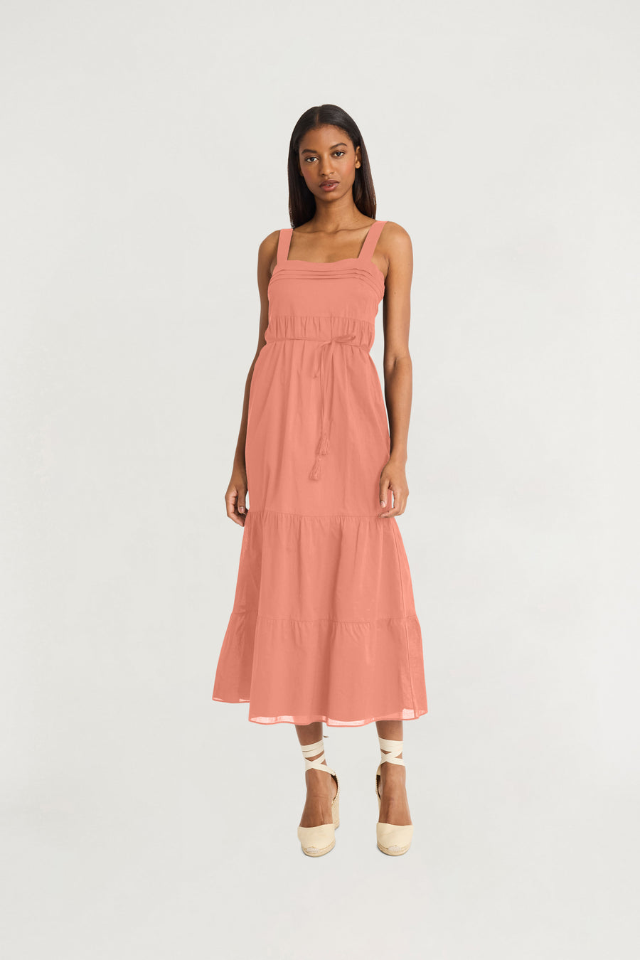Nolan in Solid Cotton A-Line Sleeveless Maxi Dress | The Good Journey Maggy London Nolan in Solid Cotton A-Line Sleeveless Maxi Dress | The Good Journey Maggy London