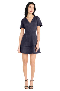 Lori V-Neck Short Sleeve Mini - FINAL SALE