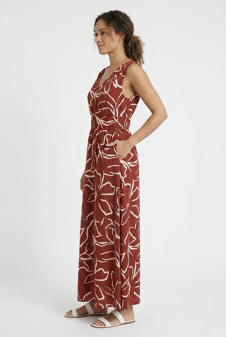 Odessa Smocked Waist Maxi