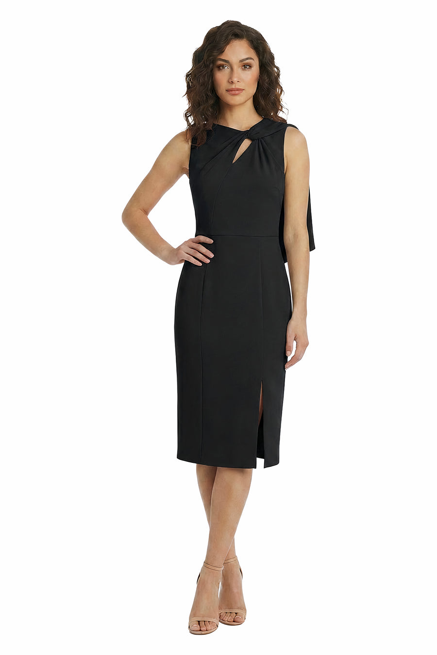 Marla Shoulder Scarf Sheath Dress
