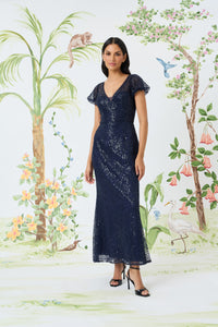 Jayla Floor Length Sheath Dress