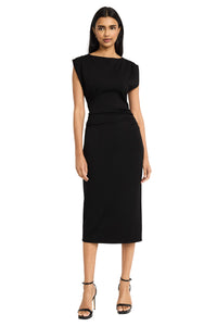 Leonor Midi Sheath Dress in Ponte
