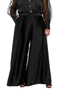 Astor Pant in Satin