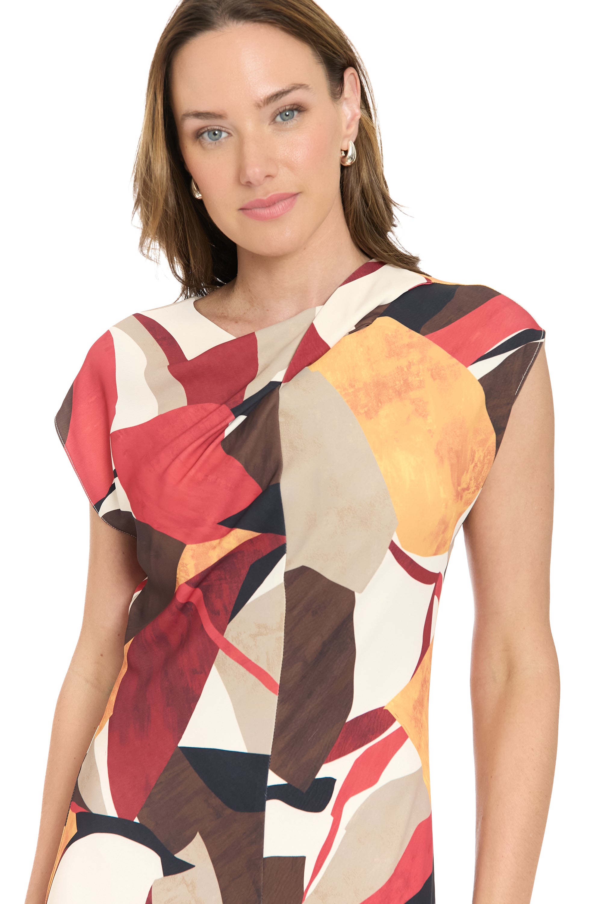 Jemmy Shoulder Twist Midi – Maggy London