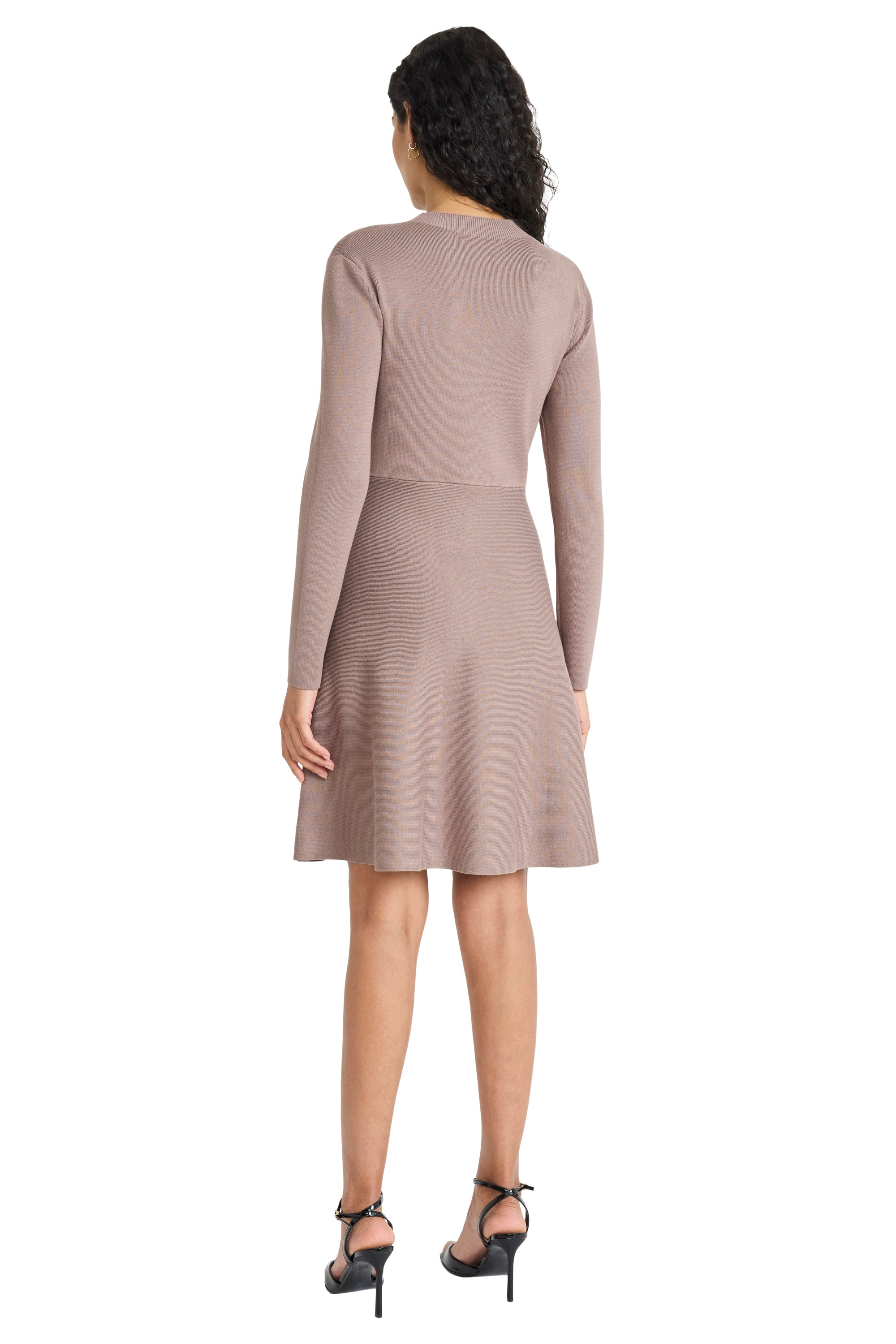 Verity Mini Fit & Flare Sweater Dress – Maggy London