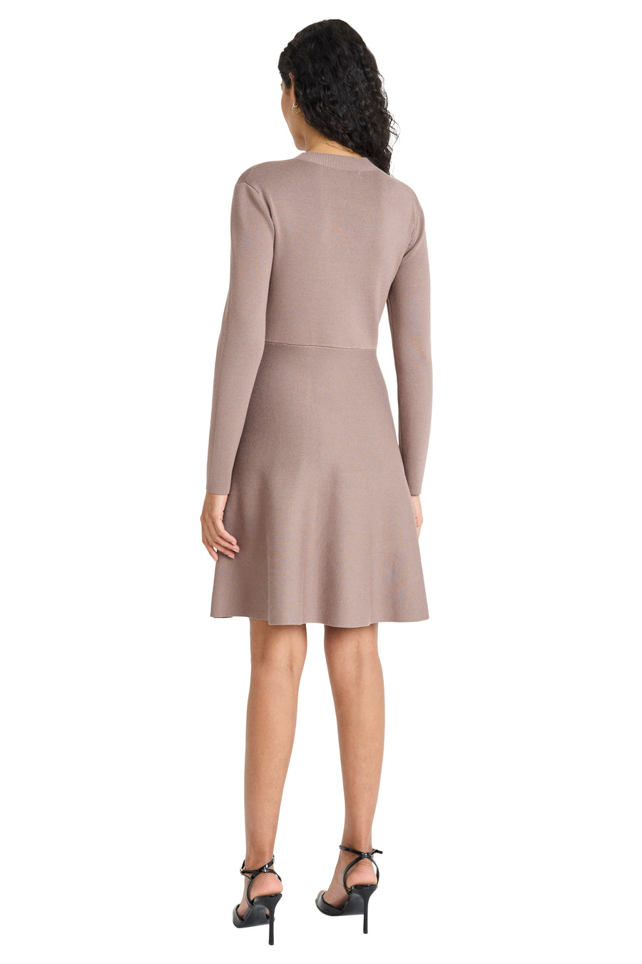 Verity Mini Fit & Flare Sweater Dress