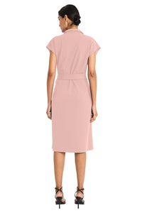Alexandria Below the Knee Cap Sleeve Dress