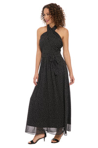 Onyx in Chiffon Pin Dots