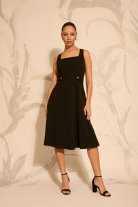 Rielle Square Neck Sleeveless Midi