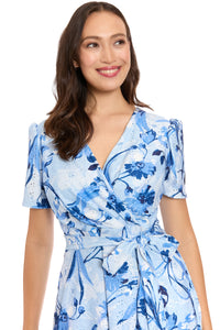 Danixa High Low Ruffle Dress in Enchanted Petals