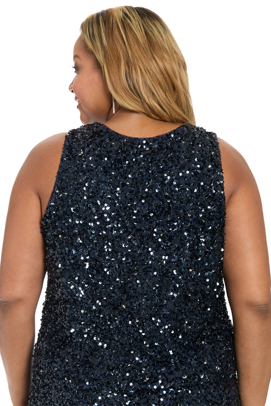 Houston Sequined Sleeveless Statement Top