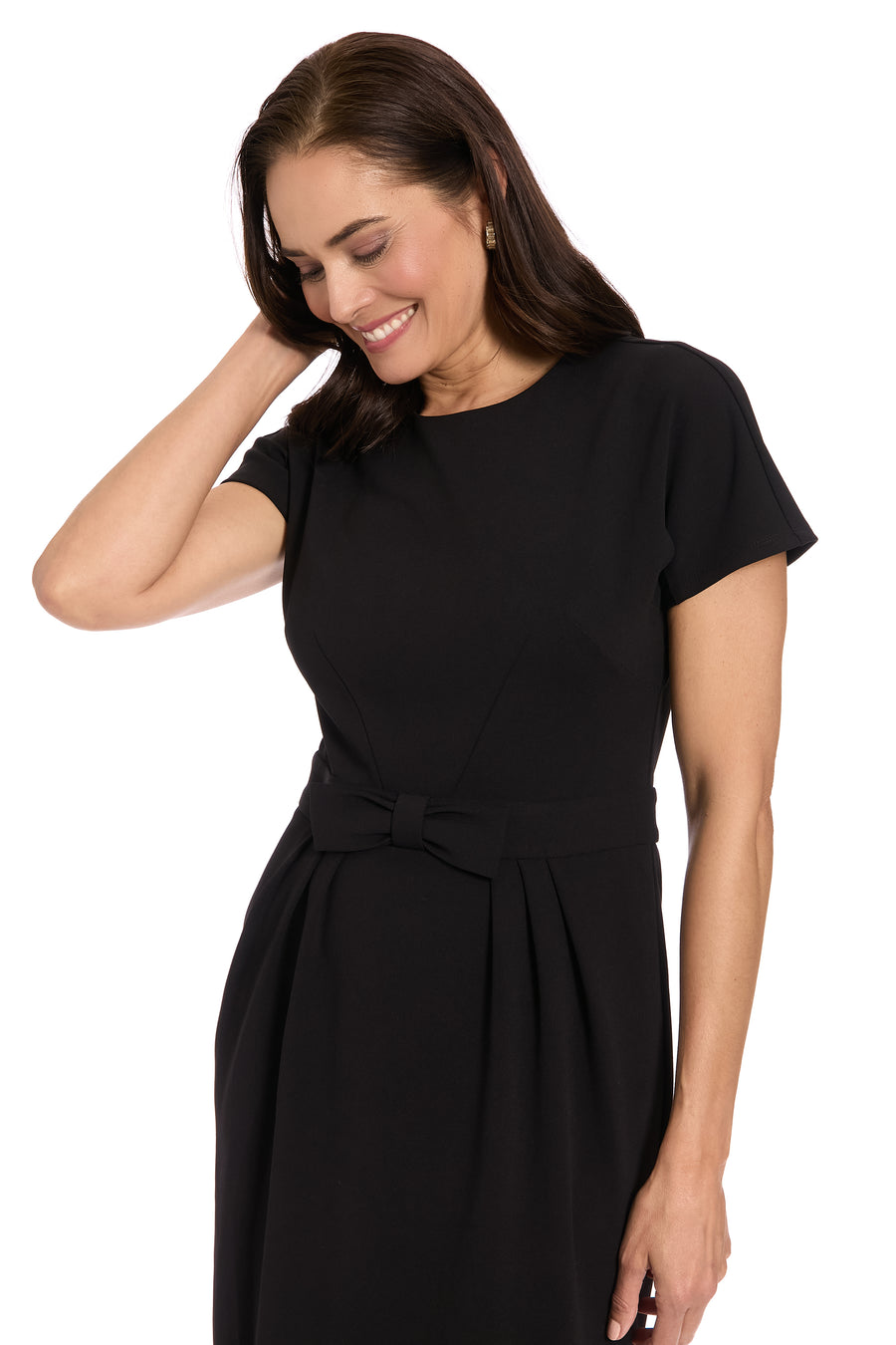 Perona Bow Waist Sheath Dress