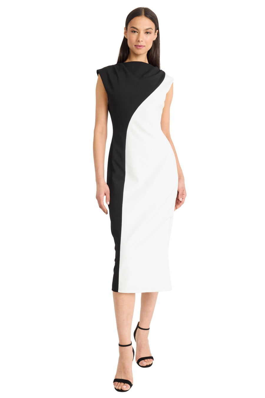 Julieta Colorblock Midi Sheath
