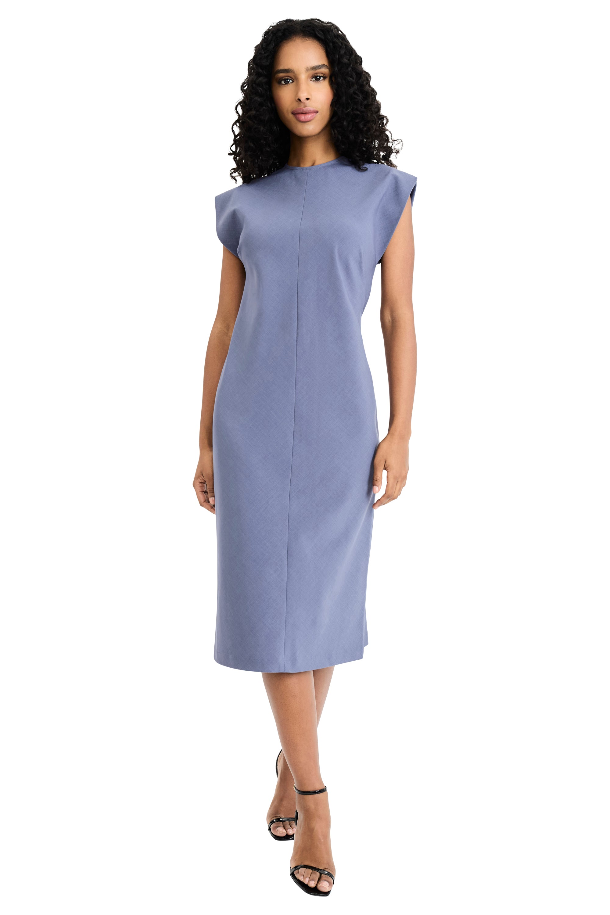 luxely midi dress Cap Sleeve Midi Dress