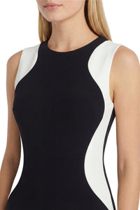 Becks Sleeveless Color Block Sheath