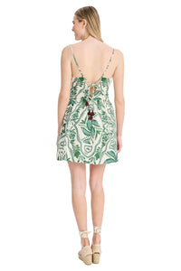 Carl Linen Open Back Mini