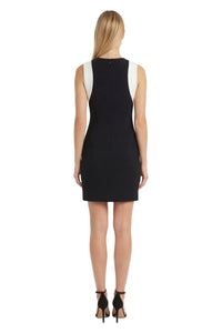 Becks Sleeveless Color Block Sheath