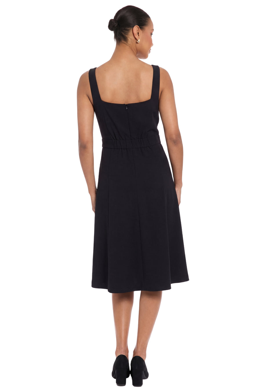 Rielle Square Neck Sleeveless Midi