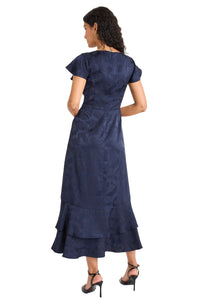 Bethanny Ruffle in Dahlias Jacquard - FINAL SALE