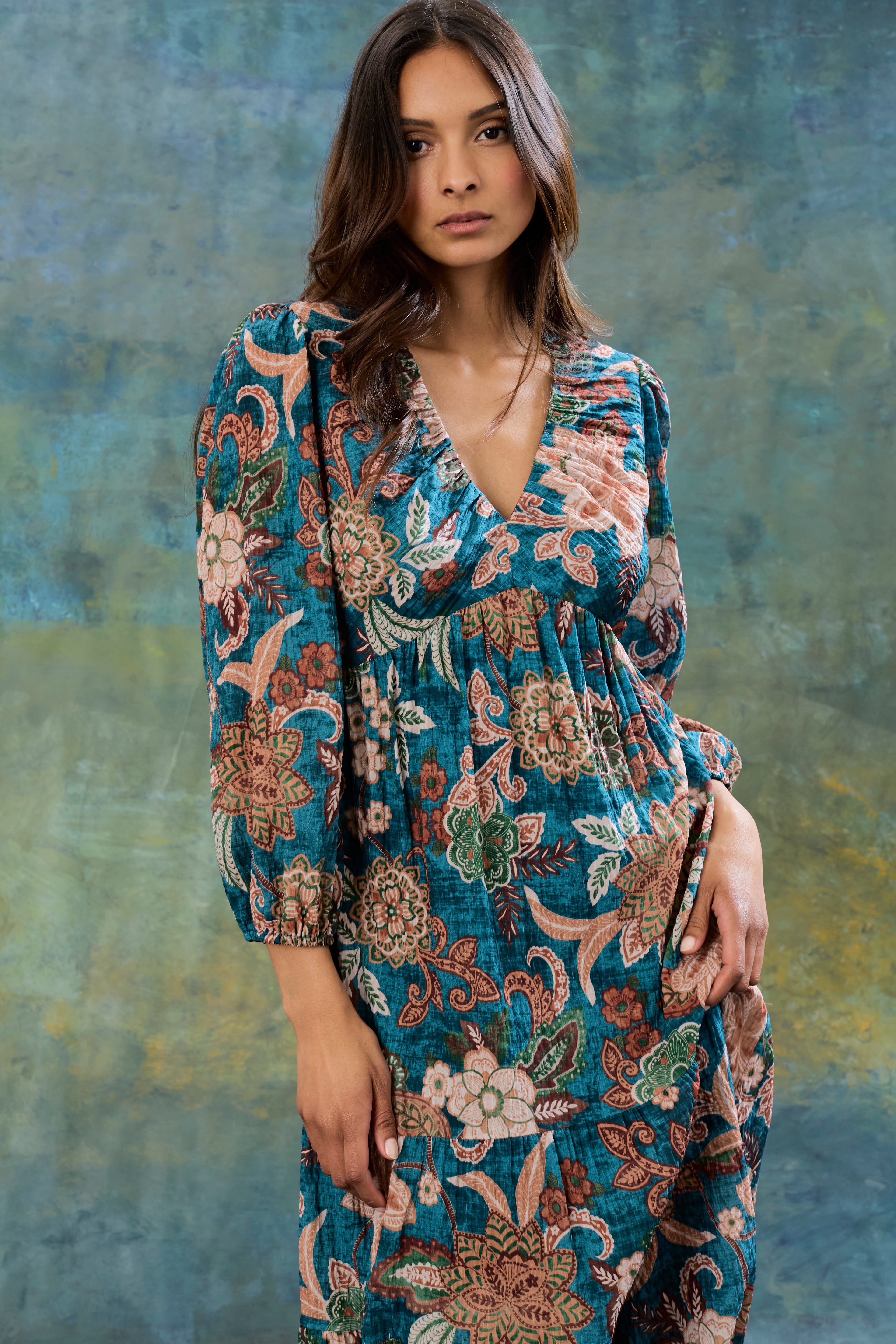 Edwin in Adobe Floral