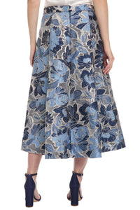 Gramercy Skirt in Floral Organza Jacquard