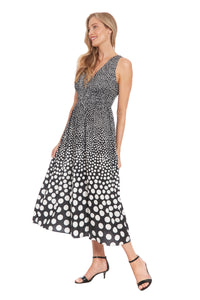 Samara Fit and Flare Sleeveless Maxi Dress