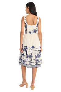 Golda Midi Fit & Flare Dress