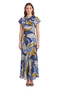Cory Cowl Neck Maxi Dress