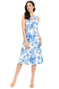 Jordyn Keyhole Midi in Nature's Eyelet