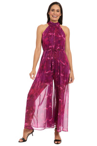 Godiva Jumpsuit in Aura Watercolor