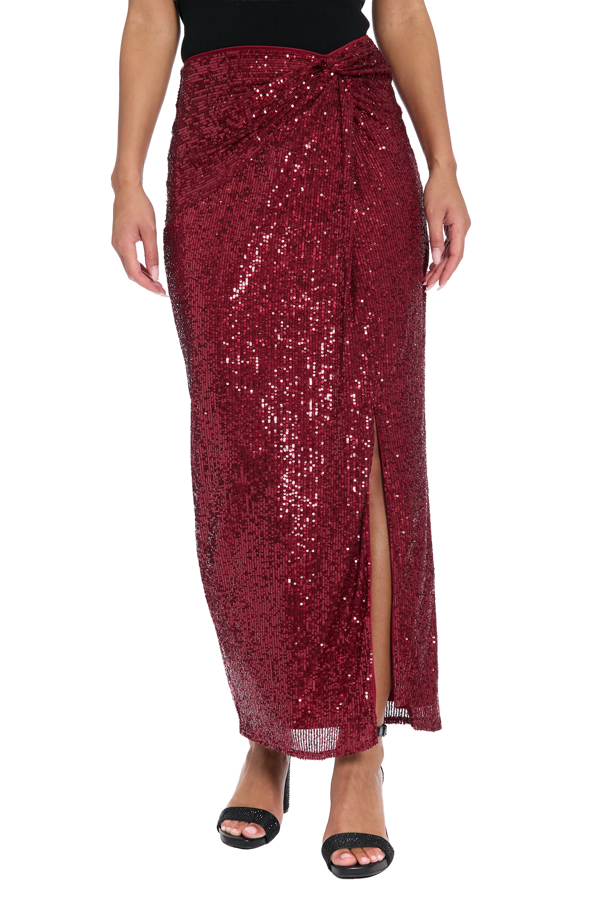 Willis Side Twist Maxi Skirt