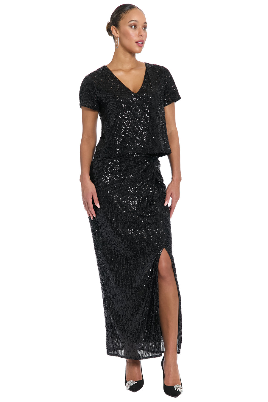 Willis V-Neck Cropped Tshirt Top