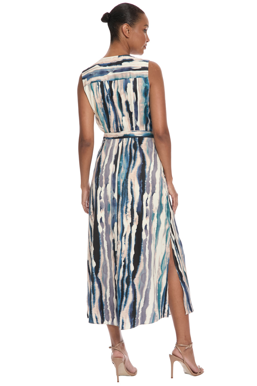 Denny Button Front Midi