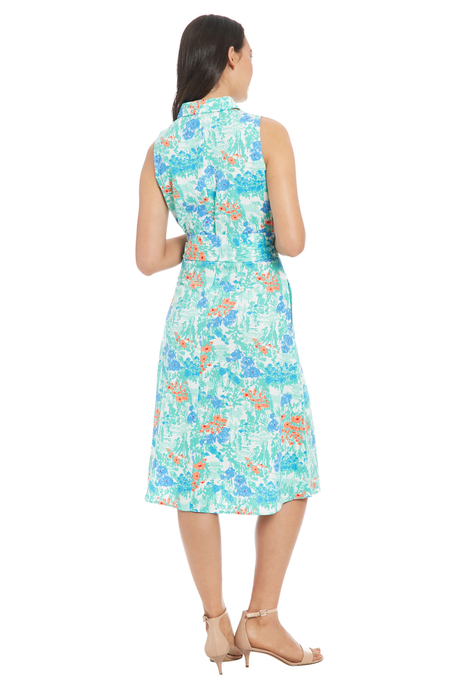 Manuela Shirtdress: in Artistic Floral