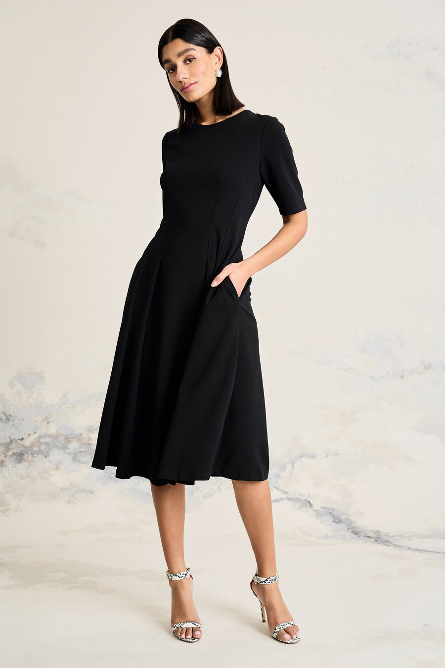 Tresa Below the Knee A-Line Dress