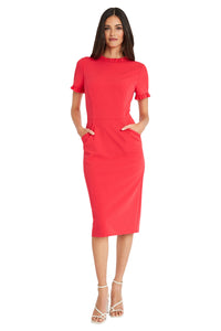 Taren Knee-Length Short Sleeve Dress