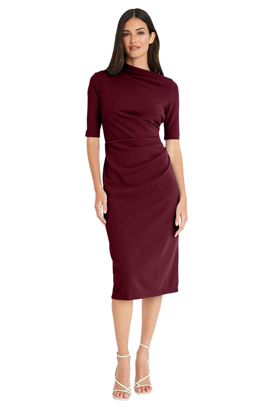 Erin Below the Knee Half Sleeve Dress