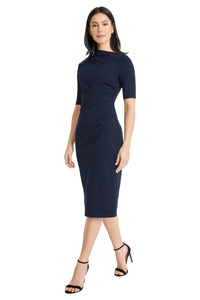 Erin Below the Knee Half Sleeve Dress