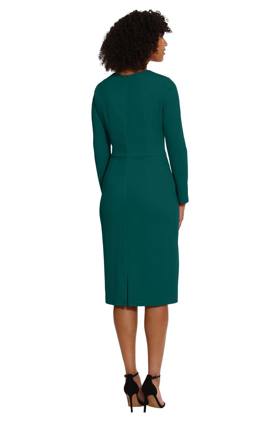 LONG SLEEVE SKIRT WITH CENTER GATHERING DETAIL Maggy London LONG SLEEVE SKIRT WITH CENTER GATHERING DETAIL Maggy London