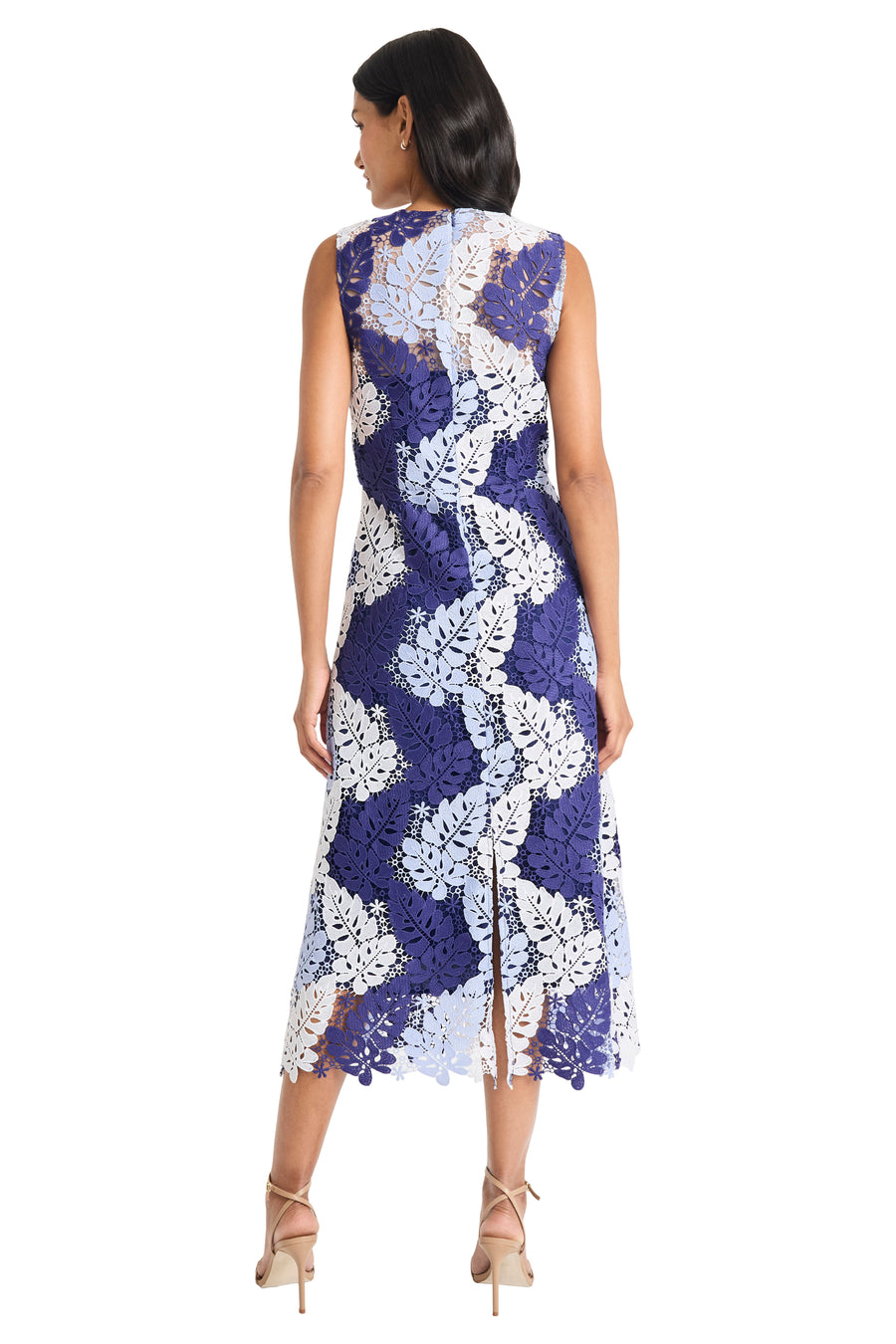 Rinna Ombre Sleeveless Lace Midi