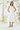 Anika Cotton Topstitch Midi Fit & Flare