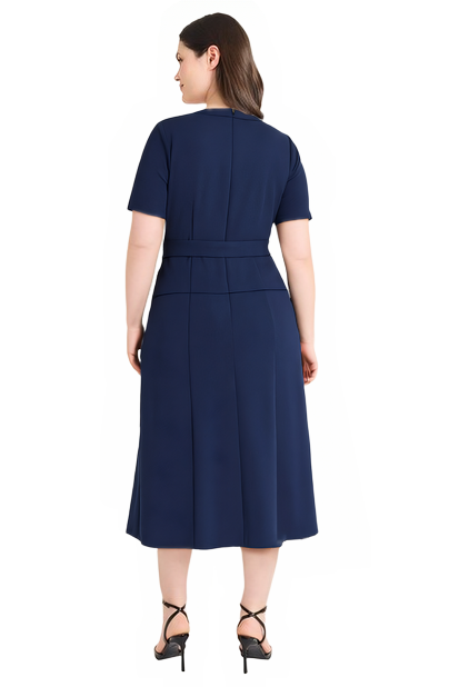 Rhoda Midi Fit & Flare Sweater Dress Fit and Flare | Maggy London Rhoda Midi Fit & Flare Sweater Dress Fit and Flare | Maggy London