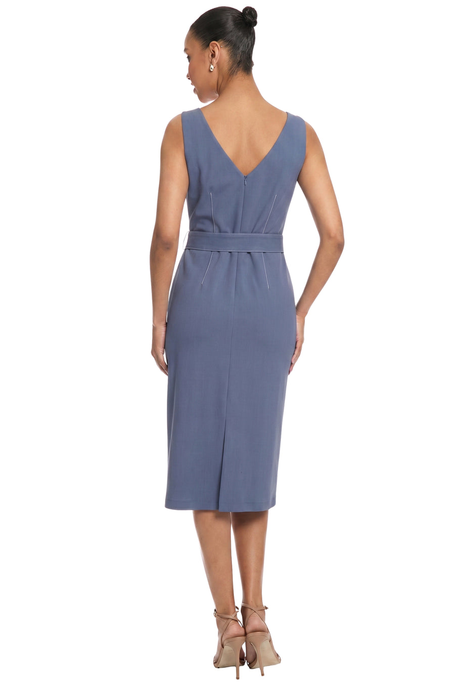olinda midi dress THE ROW Olinda Fit-And-Flare Midi Dress