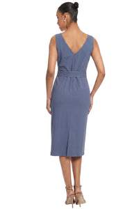 Olinda Square Neck Midi wIth Belt