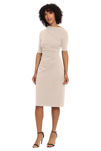 Erin Below the Knee Half Sleeve Dress
