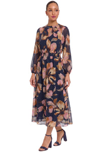 Sabrina Balloon Sleeve Midi