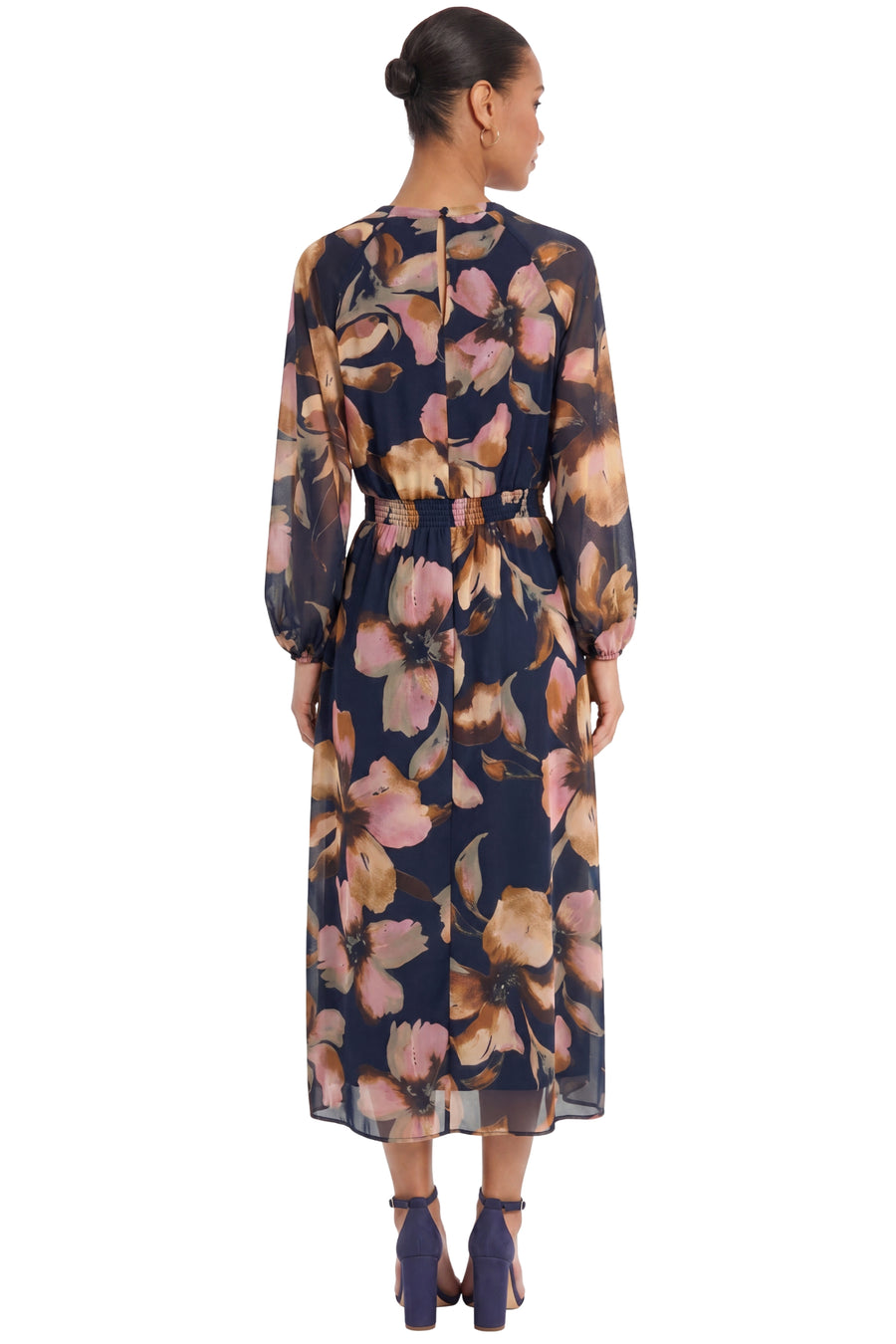 Sabrina Balloon Sleeve Midi