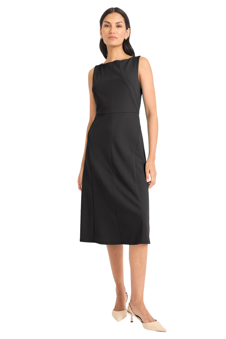 Maggy London Sleeveless Scuba Crepe Dress