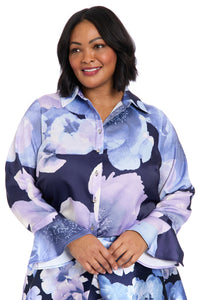 Delancey Button Front Blouse